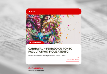 CARNAVAL – FERIADO OU PONTO FACULTATIVO? FIQUE ATENTO!