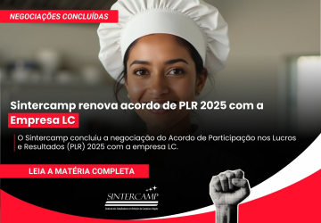Sintercamp renova acordo de PLR 2025 com a Empresa LC