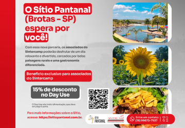 Benefícios para Associados: Sítio Pantanal Ecoparque em Brotas/SP