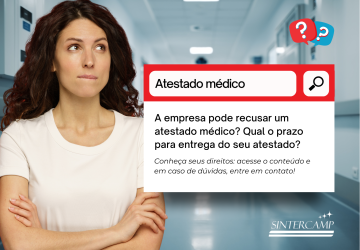A EMPRESA PODE SE NEGAR A ACEITAR ATESTADO MÉDICO?