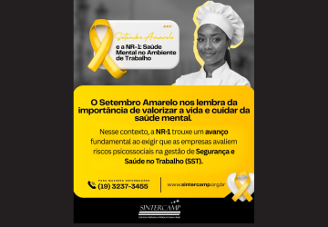 Setembro Amarelo e a NR-1: Saúde Mental no Ambiente de Trabalho