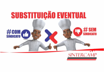 Com e sem Sindicato – Substituição eventual