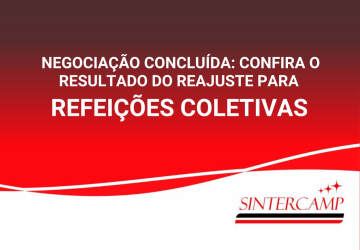 Negociações de Refeições Coletivas Concluídas!