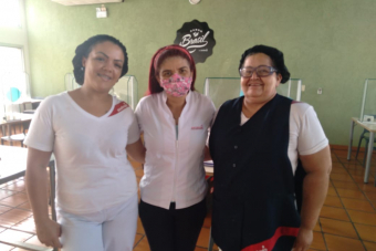 Visita aos trabalhadores da Empresa Sodexo na unidade Cargil em Porto Ferreira