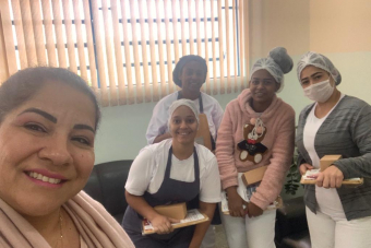 Sintercamp visita cozinheiras escolares da Starbene em Piracicaba