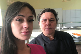 Visita aos trabalhadores da empresa Sabor Gourmet na unidade Galle na cidade de Limeira
