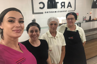 visita na empresa Tempero certo, unidade artec na cidade de cordeiropolis.