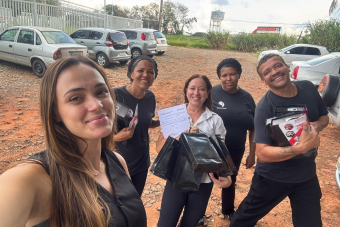 visita na empresa NUTRISAUDE, unidade Greiner da cidade de Americana