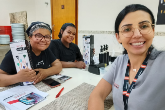 Visita na empresa Saboremio, unidade Grupo A Executiva em Nova Odessa
