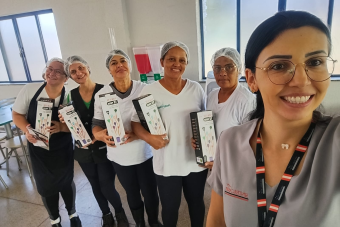 Visita na empresa Prato Fino, unidade Garagem Secretaria de Obras em Nova Odessa
