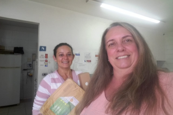 Visita aos trabalhadores da Empresa Nutrs na unidade Germanica em Sao João da Boa Vista