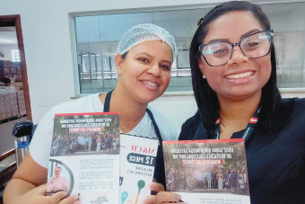 Visita à empresa Saw (Saboremio) na unidade Vestis em Americana
