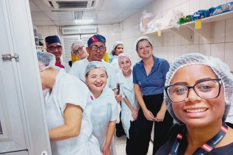 Visita à empresa Sodexo na unidade Unimed em Americana