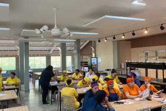 Visita na empresa Sanutrin, unidade Colégio Notre Dame em Campinas. 