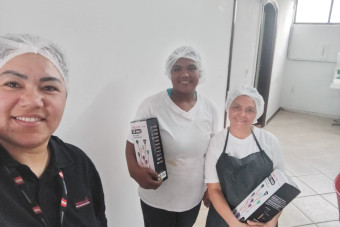 Visita realizada ontem na empresa Cozinha Maricota, unidade Cozinha Central em Indaiatuba.