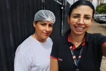 Visita na empresa Saboremio, unidade Textil Maria de Nazareth em Nova Odessa